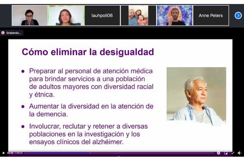 Centro Gero estrenó la tercera versión de «GeroTalks» con charla sobre la desigualdad en el Alzheimer